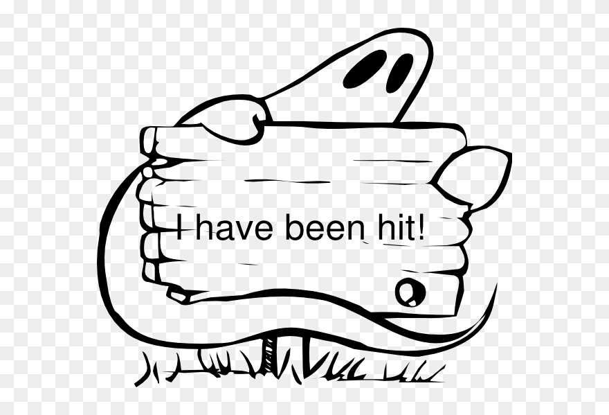 Ghost Cartoon Sign Clipart