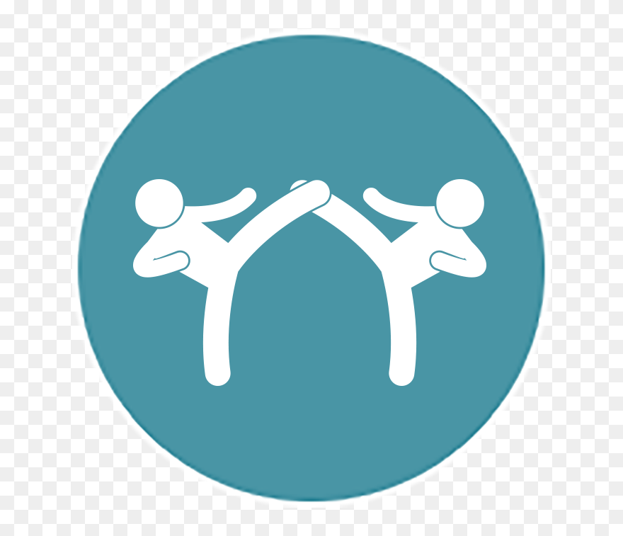 Getting Physically & Mentally Fit - Taekwondo Clipart