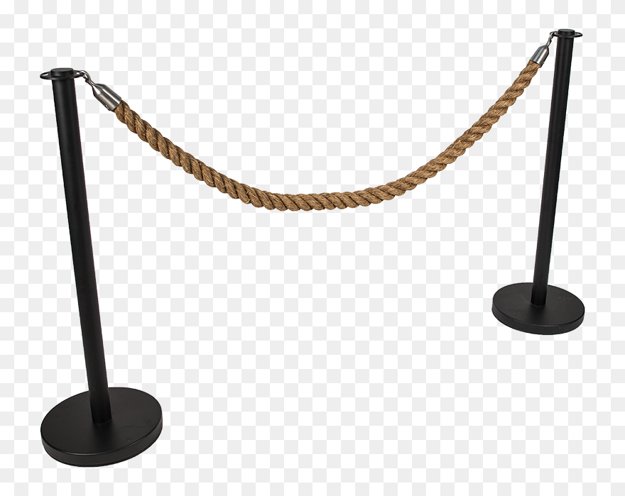 Jute Rope & Stanchion 2 Clipart