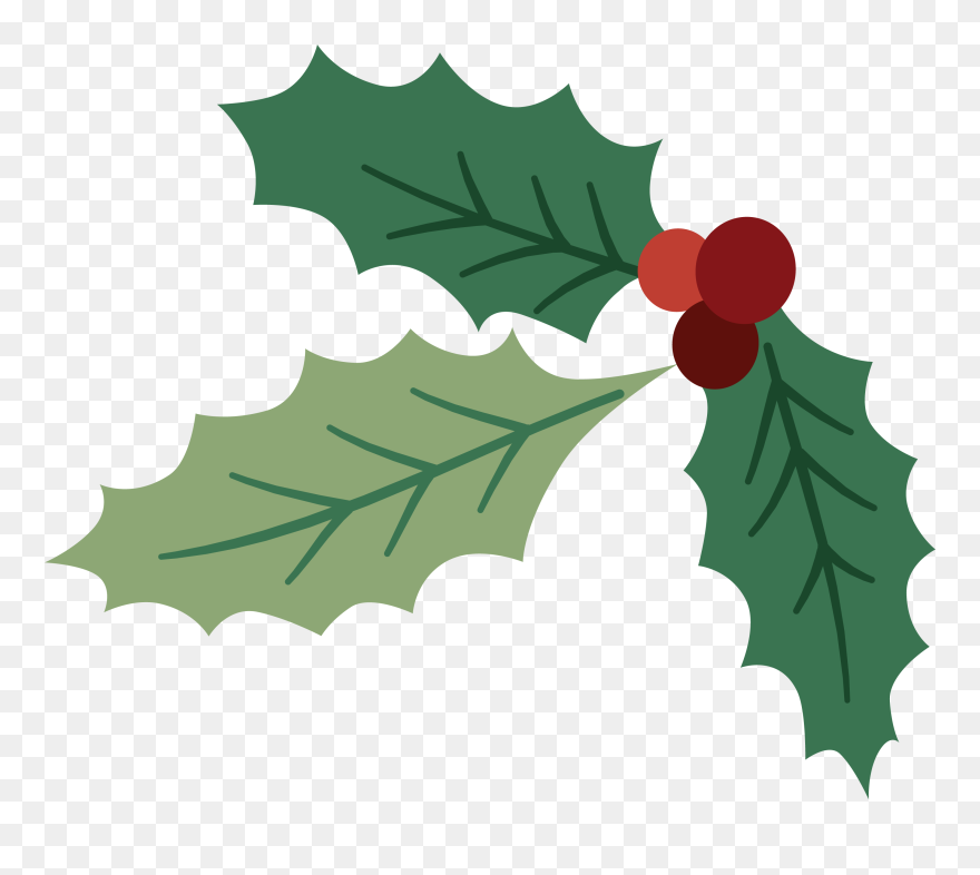 A Cozy Christmas Holly Berries Svg Cut File Clipart