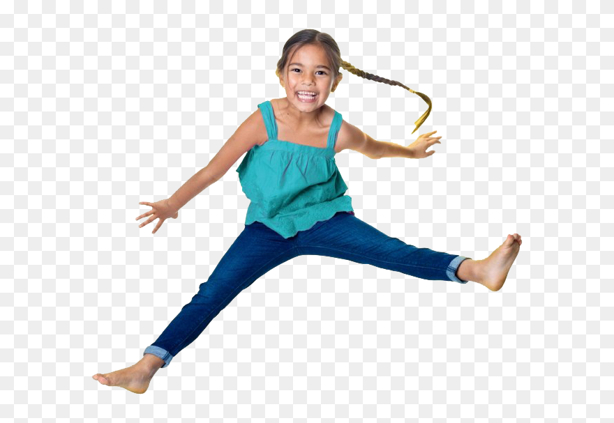 Girl Jump - Jump Png Clipart