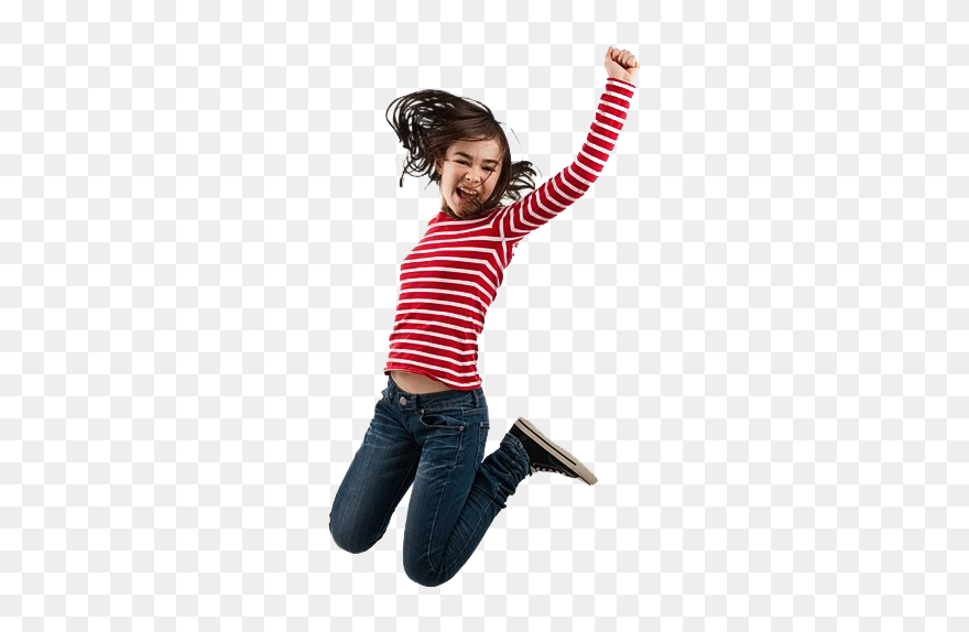 Girl Jump Transparent - Transparent Jump Png Clipart