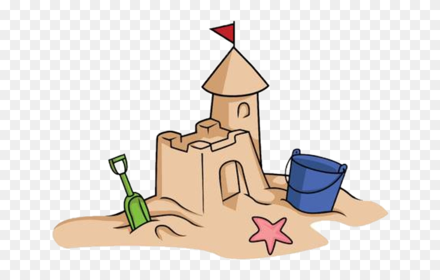 Sandcastle Clipart - Png Download