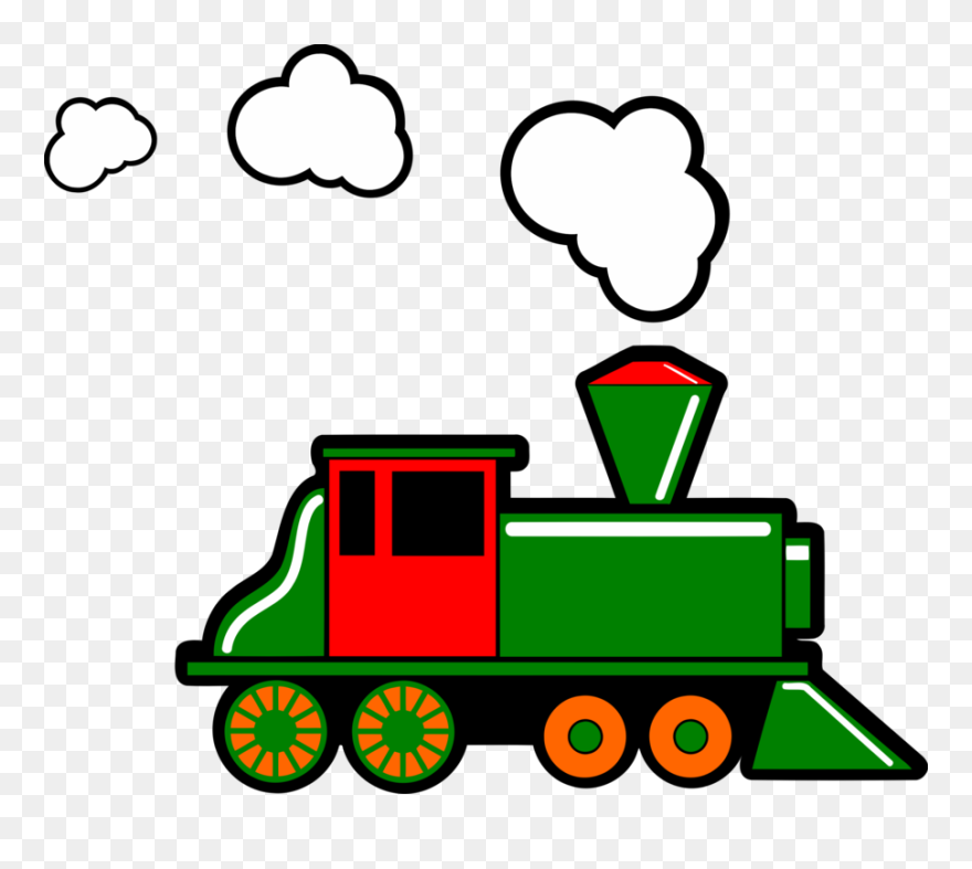 Vehicle,grass,area - Train Steam Clip Art - Png Download
