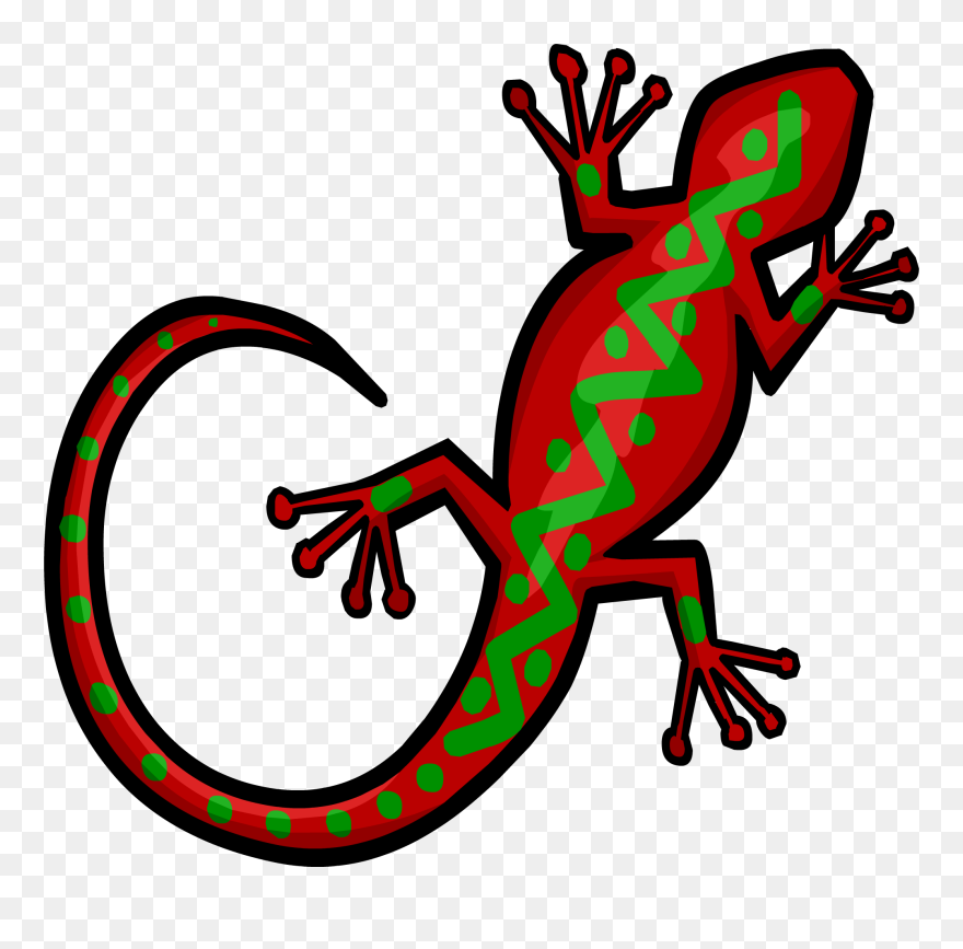 Newt Clipart Random - Easy Aboriginal Art Lizard - Png Download
