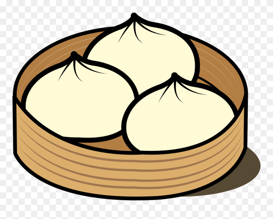 Steam Clipart Steamed Vegetable - Chinese Food Clip Art - Png Download