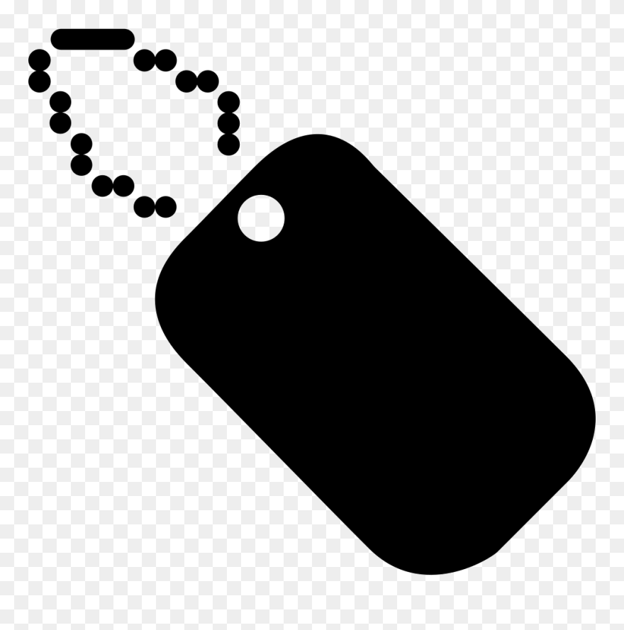 Dog Tag Military Encapsulated Postscript Clip Art - Vector Dog Tags Svg - Png Download