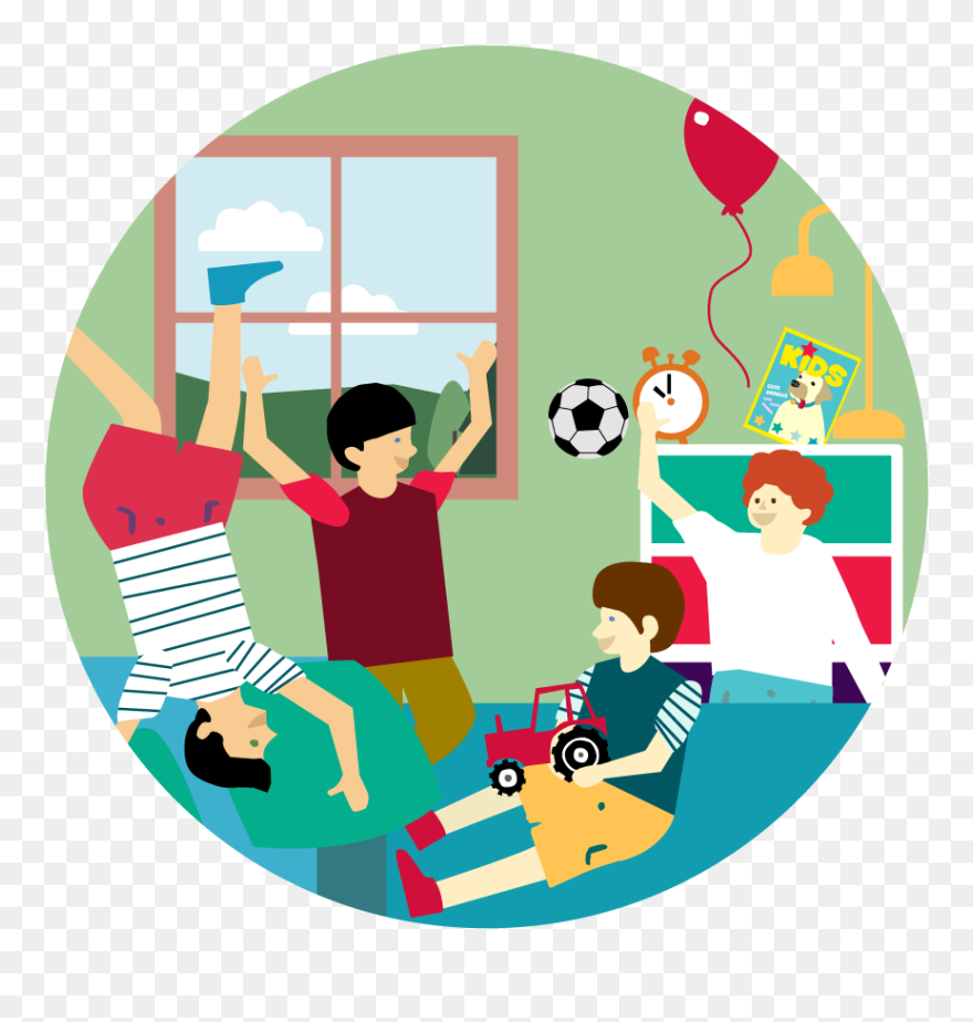 Kids Playing With Toys Clipart - Png Download