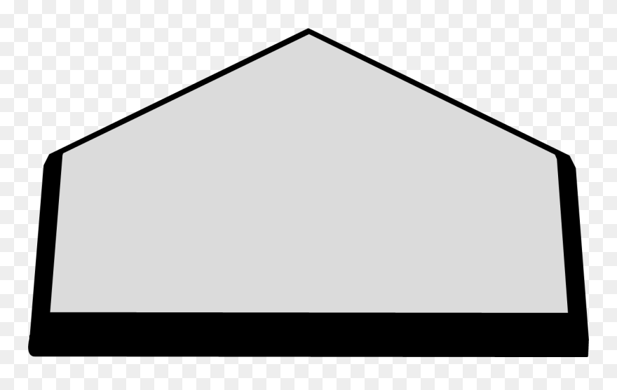 Clipart Home Plate - Base De Baseball Png Transparent Png