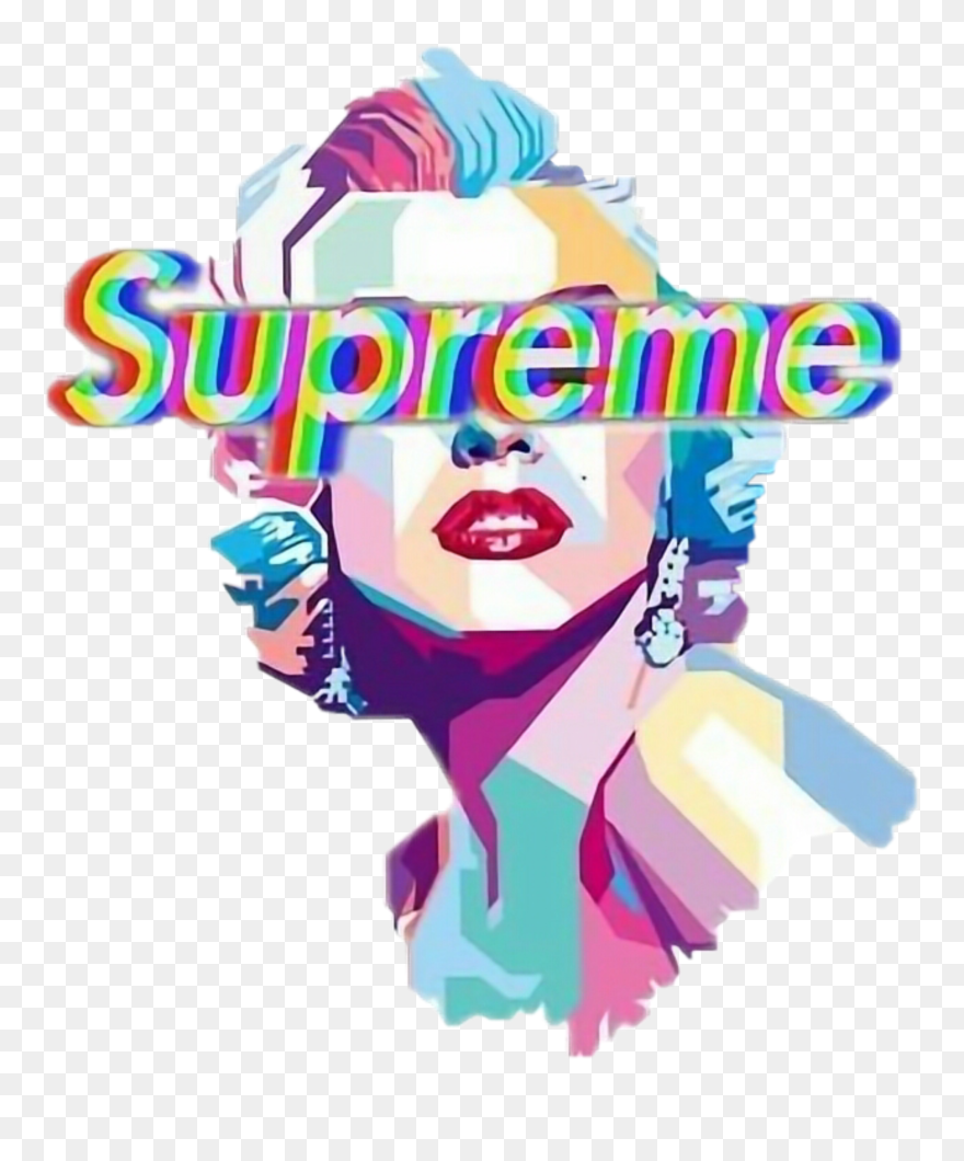 #supreme #marilynmonroe #vaporwave #freetoedit Clipart