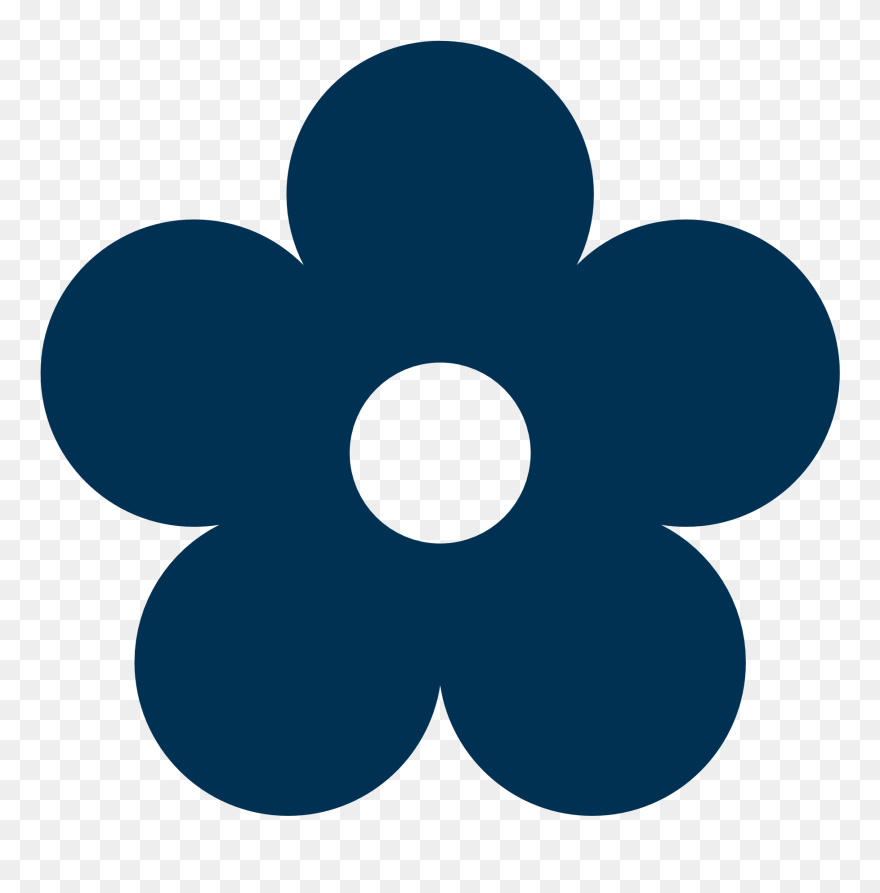 Free Blue Flower Clipart, Download Free Clip Art, Free - Png Download