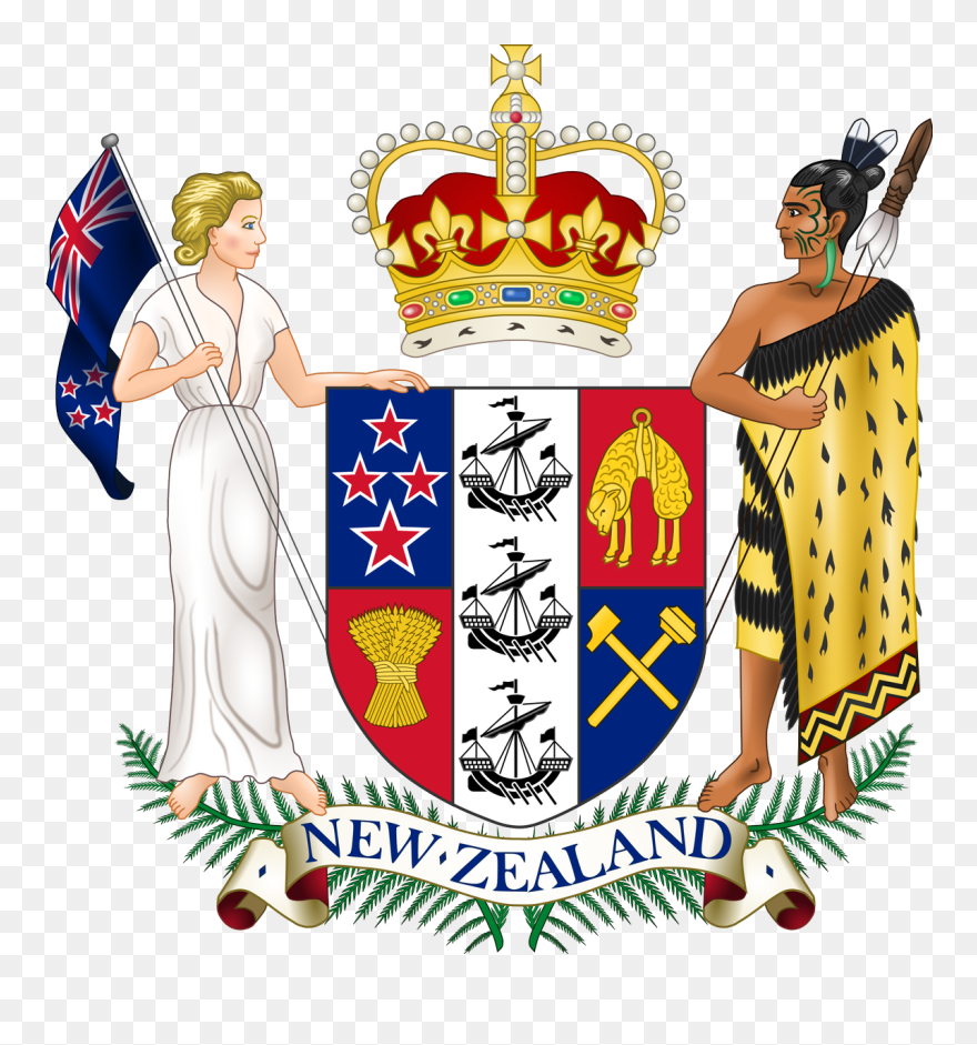 New Zealand Coat Of Arms Clipart