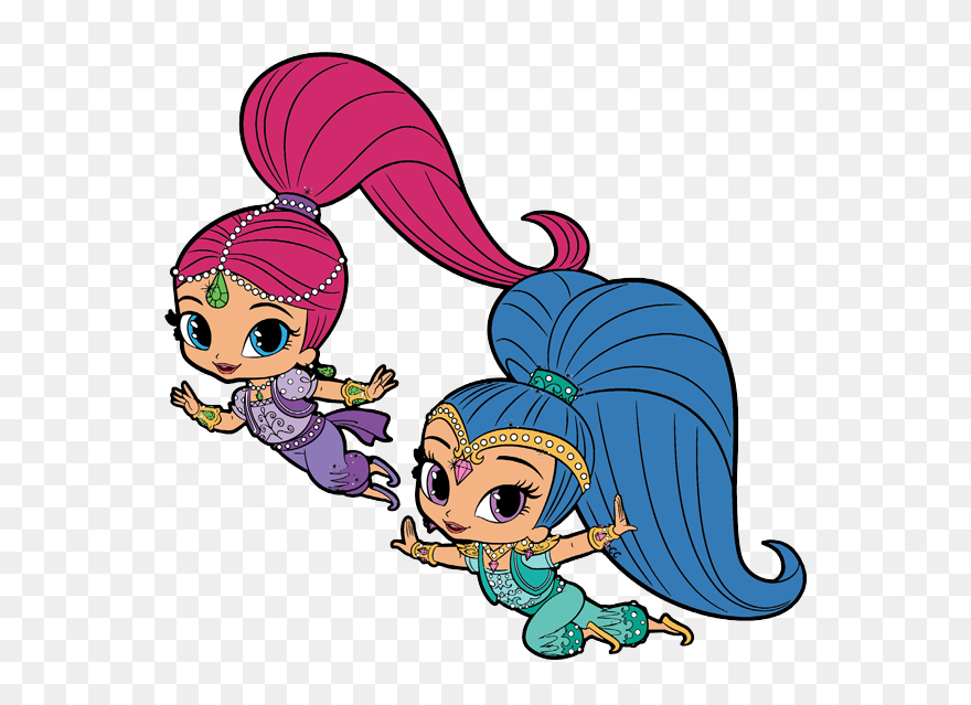 Shimmer And Shine Logo Transparent And Png Clipart - Shimmer And Shine Blue
