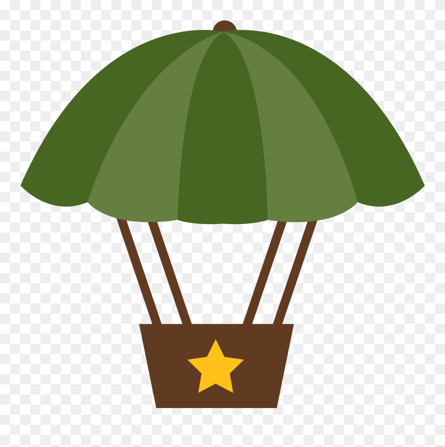 Photo By Daniellemoraesfalcao Minus - Green Parachute Clipart - Png Download