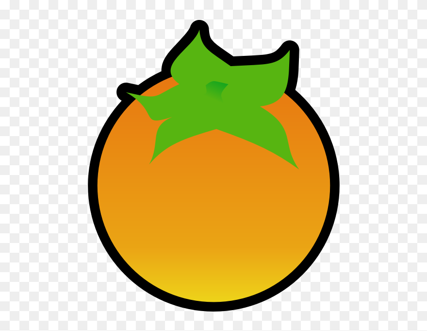 Persimmon - Trabzon Hurması Logosu Clipart