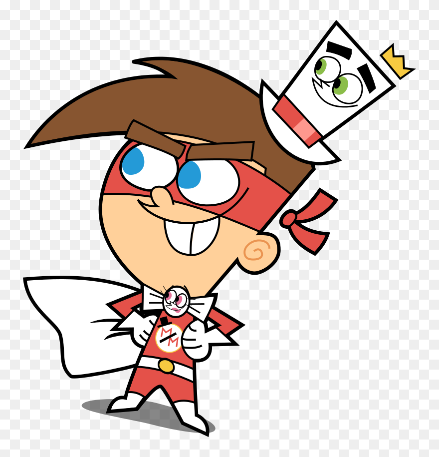 Timmy Turnerthe Masked Magician Vector - Timmy Turner Masked Magician Clipart