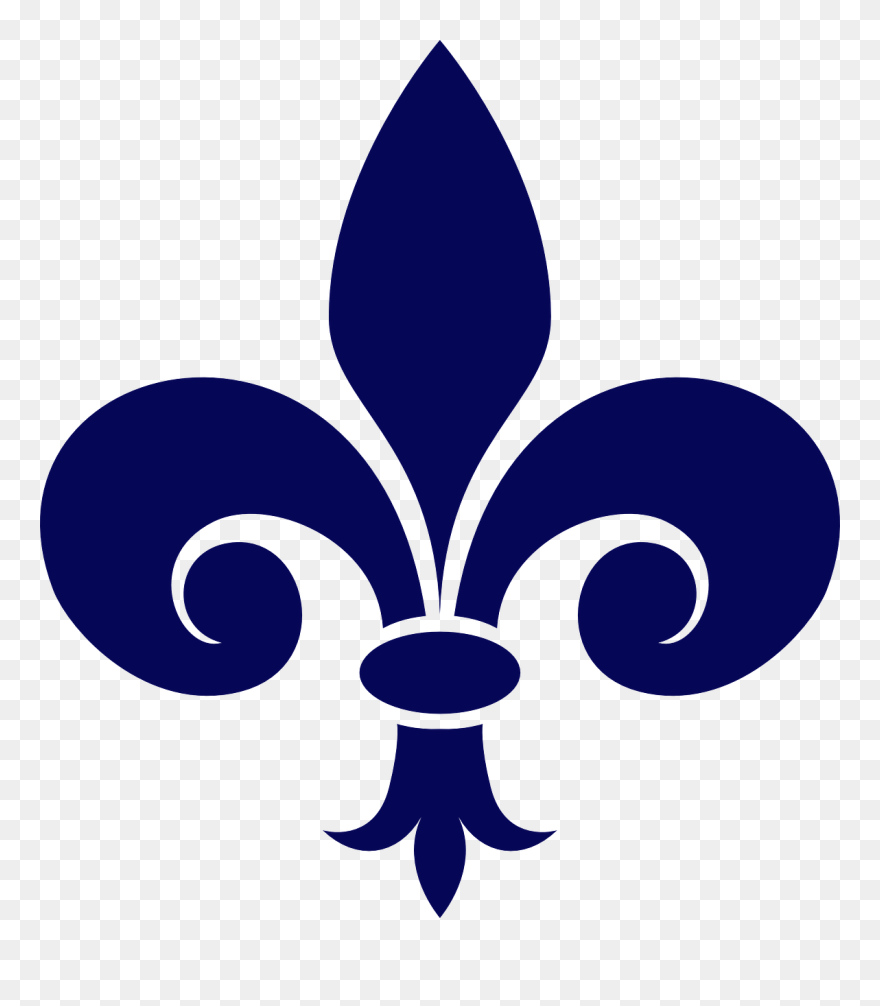 Fleur De Lis Purple Clipart