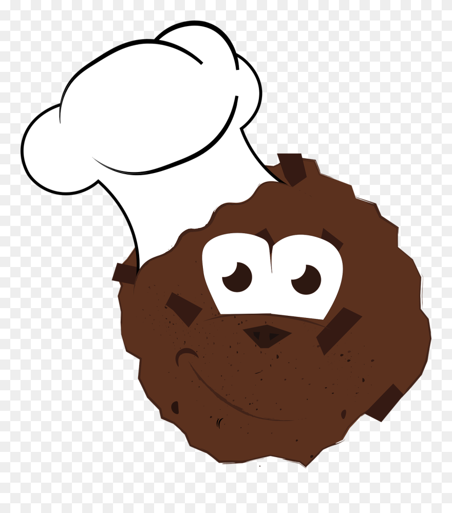 Cookie With Chef Hat Clipart