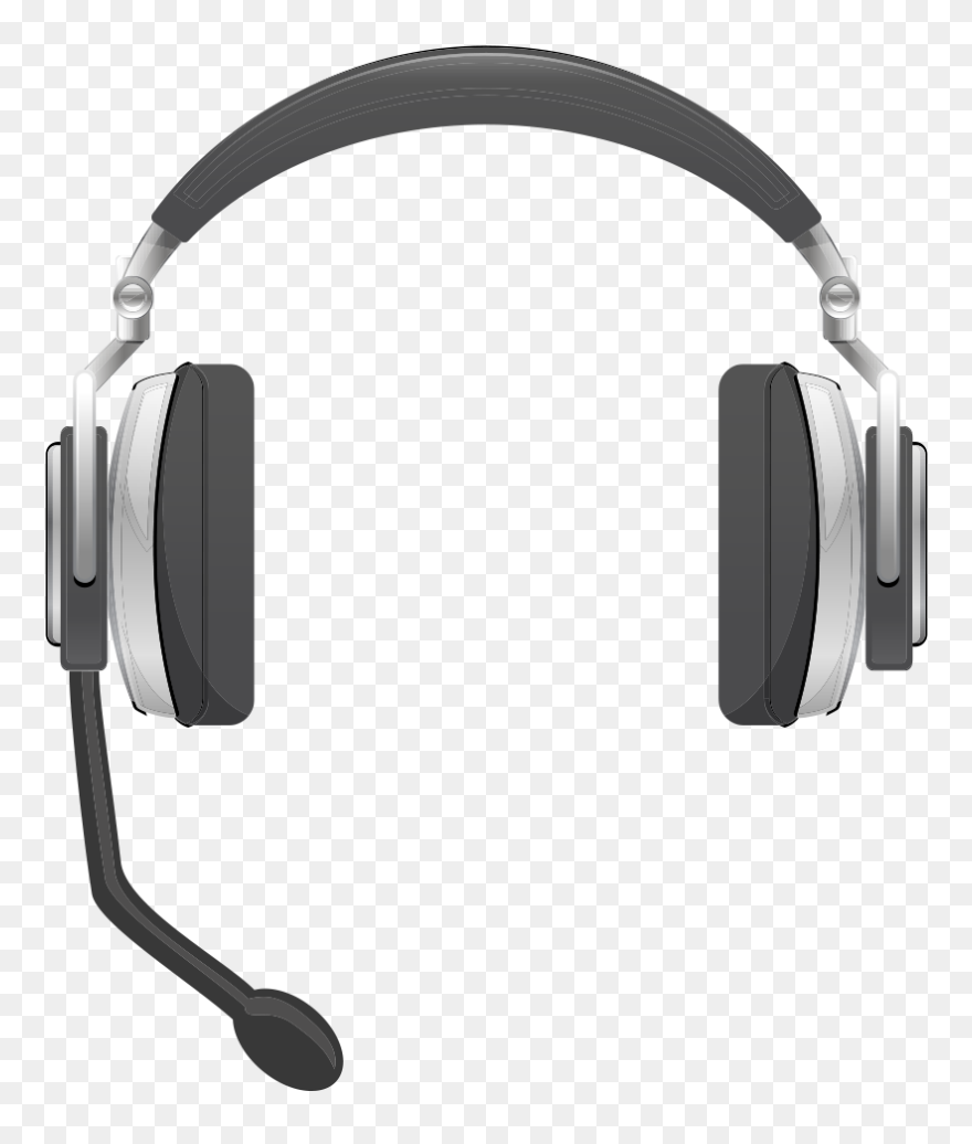 Clipart Black And White Library Technical Support Icon - Headset Png Transparent Png