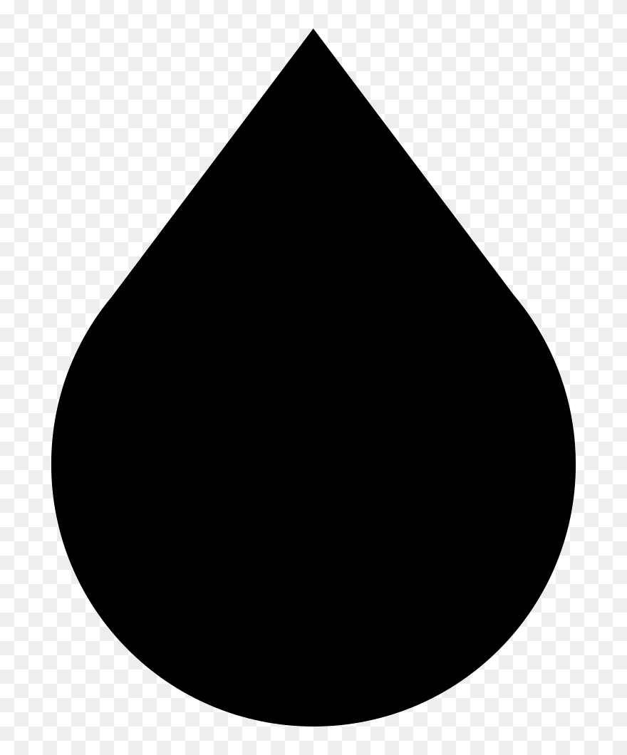 Tears Teardrop Trailer Clip Art - Black Water Drop Vector - Png Download