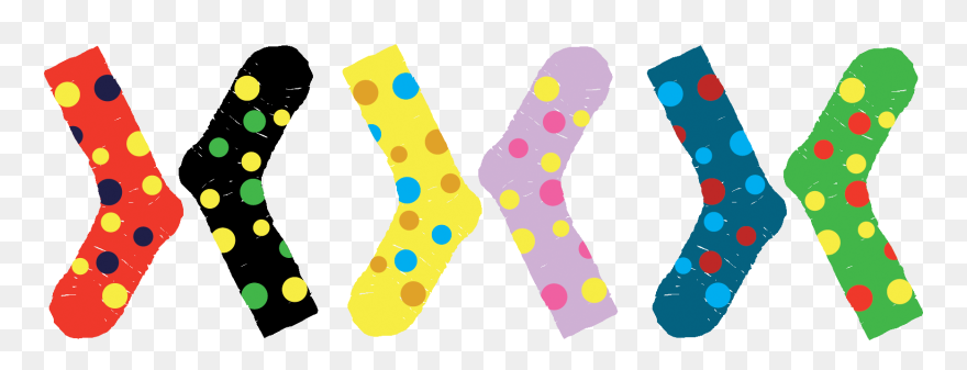 Socks Clipart Match Sock - World Down Syndrome Day 2019 - Png Download