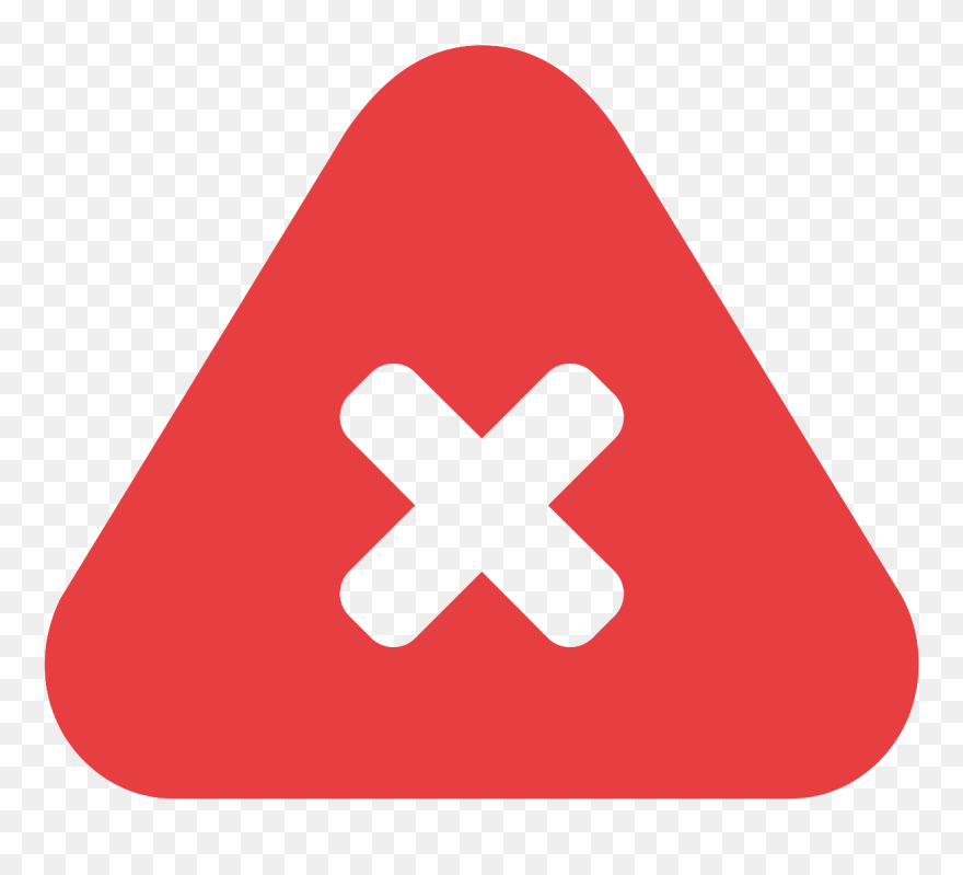 Red Cross Mark Clipart Mistake - True Or False Icons - Png Download