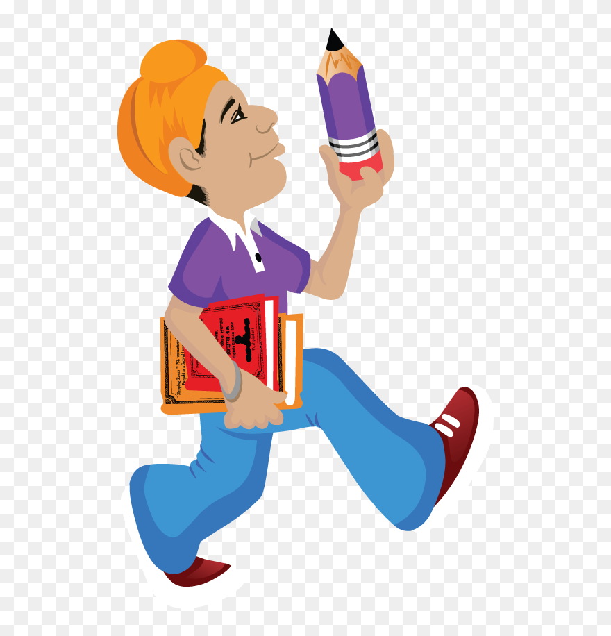 Sikh Boy Going School Clipart
