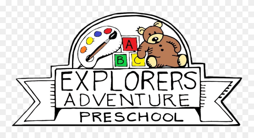 Explorers Adventure School Logo - Cartoon Clipart