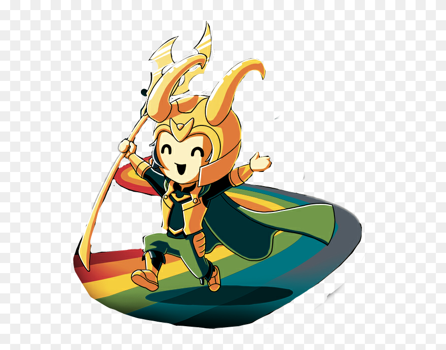 #loki #god #godofmischief #marvel #hero #asgard #mcu - Cute Chibi Stucky Clipart