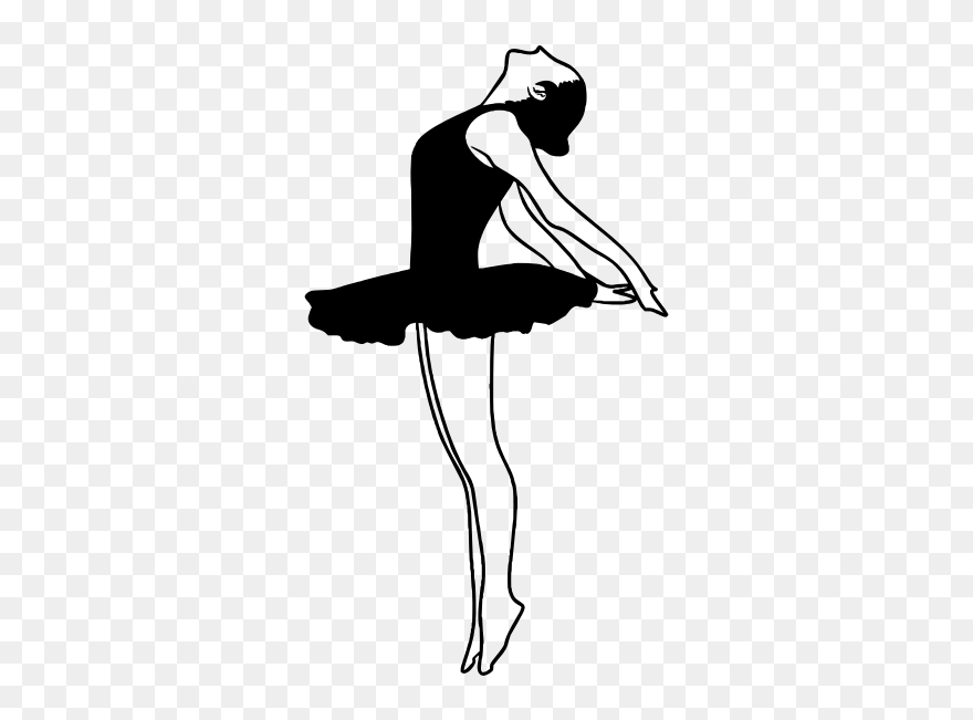 Ballerina Line Art - Ballet Dancer Drawing Clipart