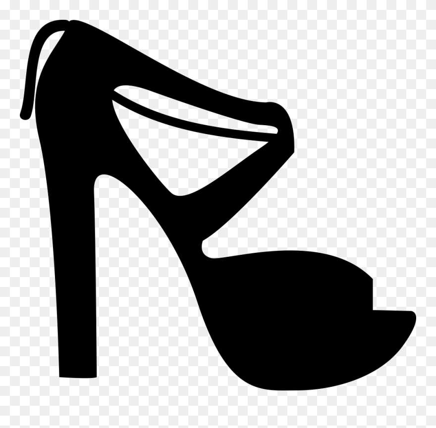 High-heeled Shoe Stiletto Heel Absatz Computer Icons - High Heels Vector Silhouette Clipart