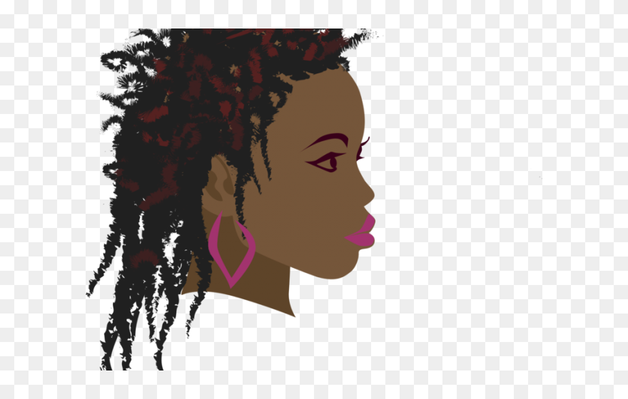 Transparent Afro Hair Clipart - Braid Hair Iconpng