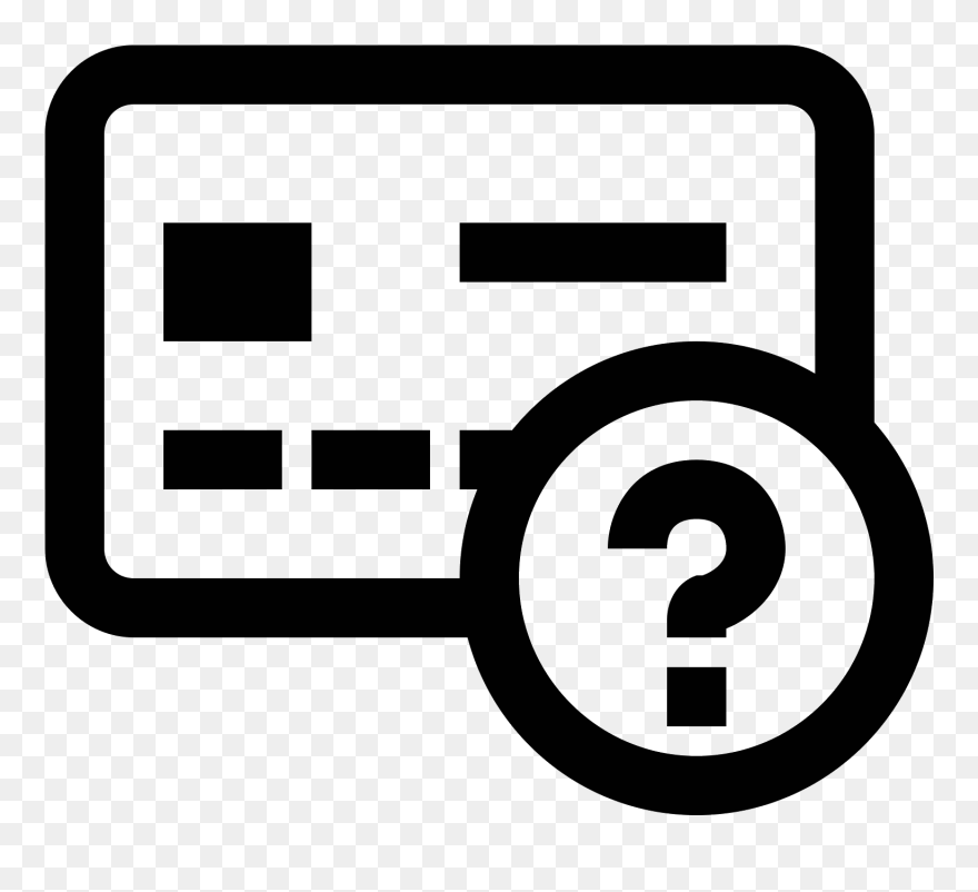 Lost Vector Icon - Missing Icon Clipart