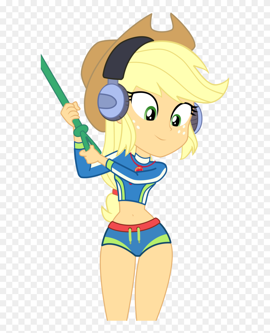 Transparent Lost And Found Clipart - Mlp Applejack Equestria Girls - Png Download