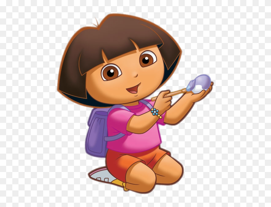 Dora The Explorer Sitting Down Clipart
