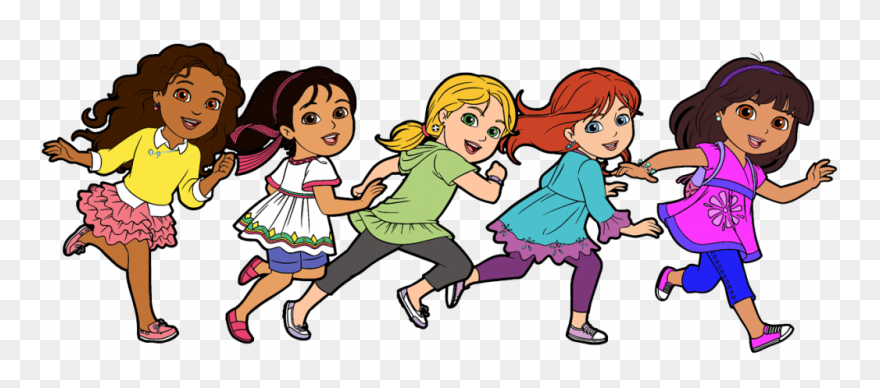 School Friends Clipart Dora And Friends Clipart Cartoon - Dora And Friends Art - Png Download