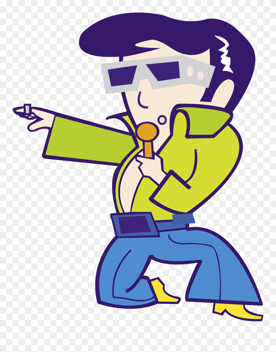 Cartoon Graphic Design Song Clip Art - Cartoon Man Singing A Song - Png Download