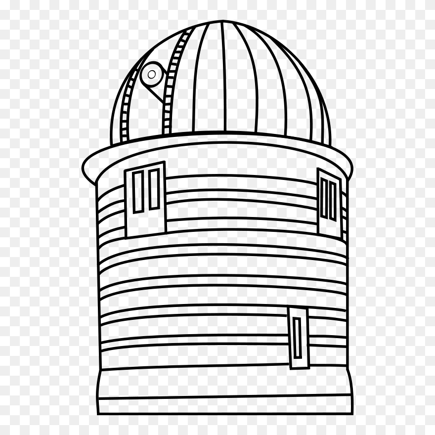 Observatory - Observatorios Astronomicos Para Dibujar Clipart