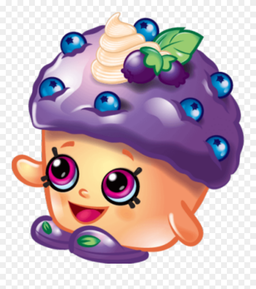 #blueberry #muffin #scmuffins #muffin #shopkins #minimuffin - Mini Muffin Shopkin Clipart