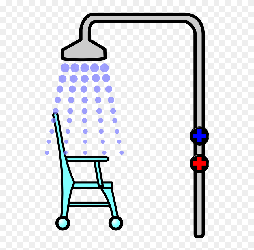 Picture - Shower Chair Clipart - Png Download