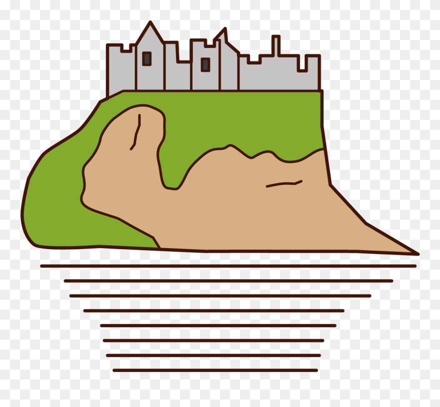 Illustration Of Dunluth Castle Clipart