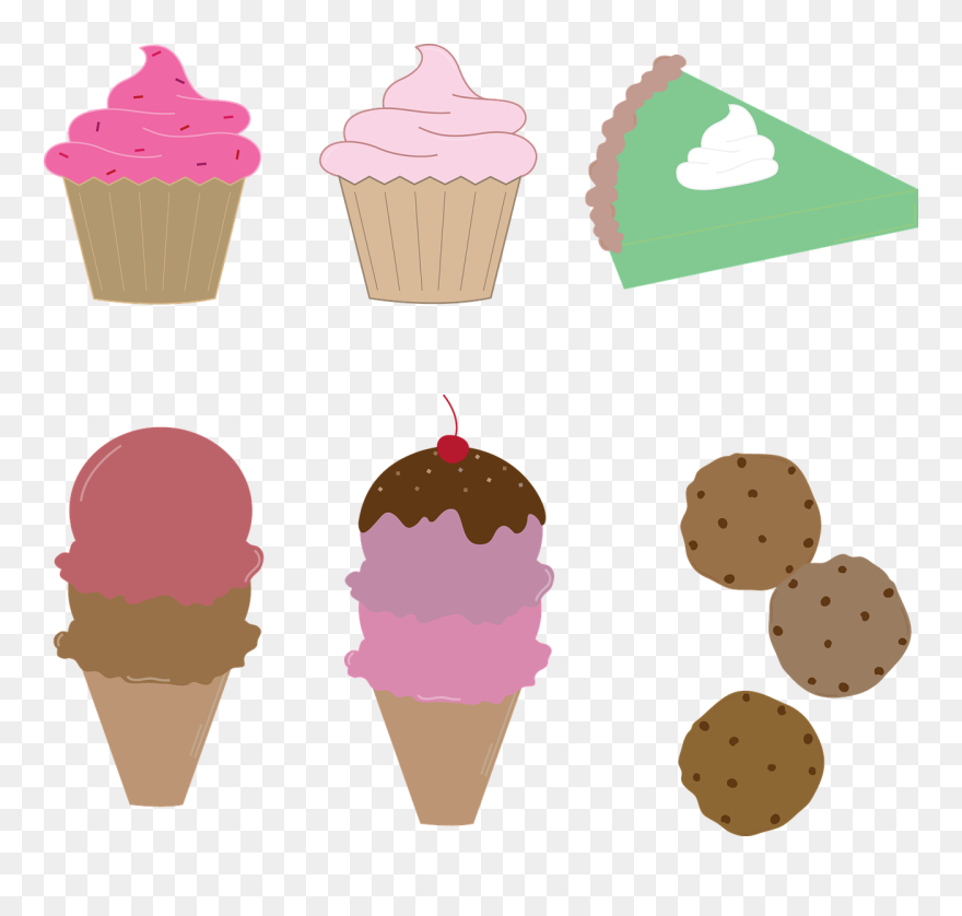 Cupcake Pie Ice Cream Free Photo - Ice Cream Clipart