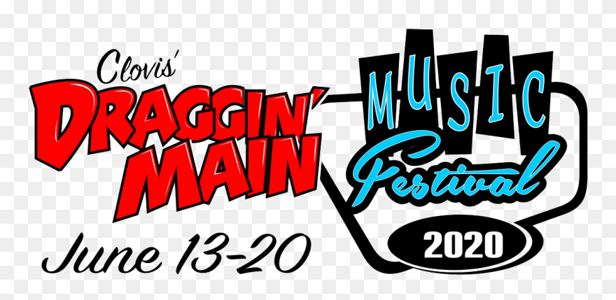 Clovis Draggin Man Logo Clipart