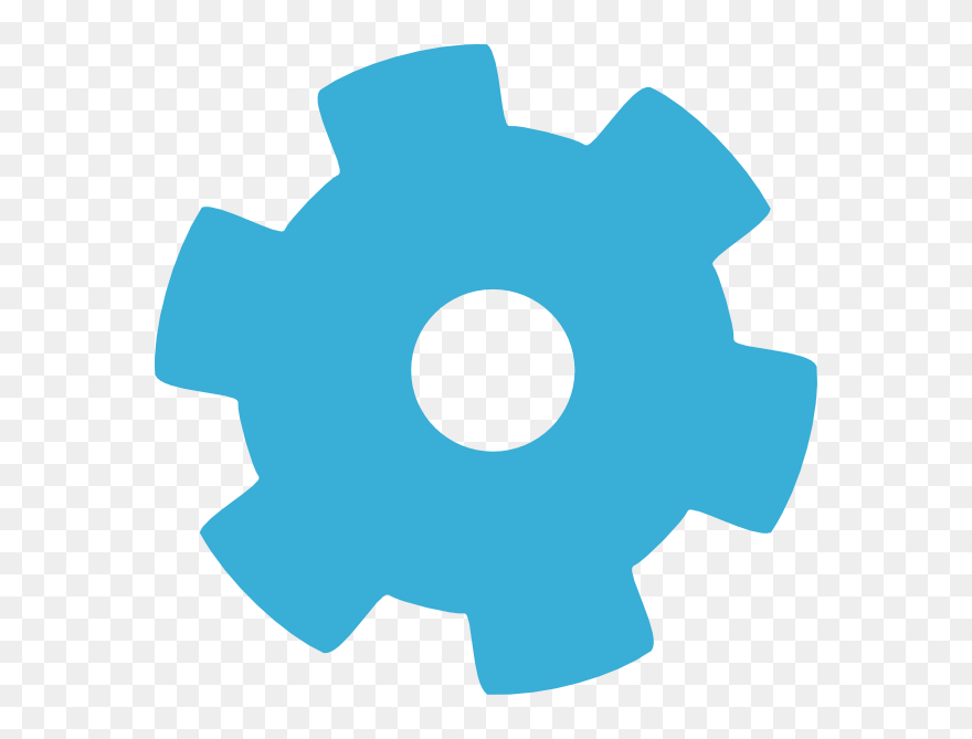 Blue Gear Wheel Png, Svg Clip Art For Web - Blue Gear Icon Clipart Transparent Png