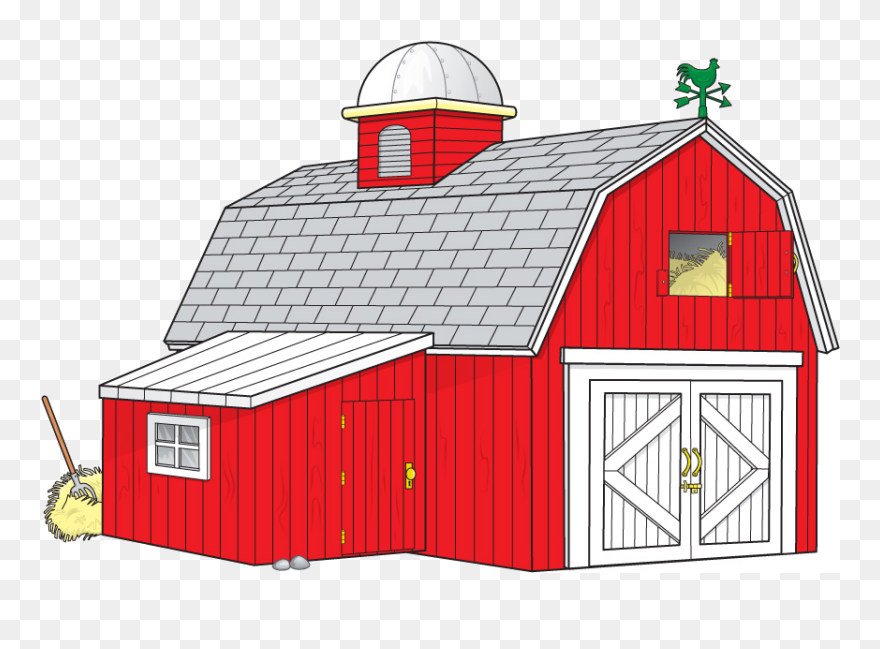Transparent Farmhouse Clipart - Langabúð - Png Download