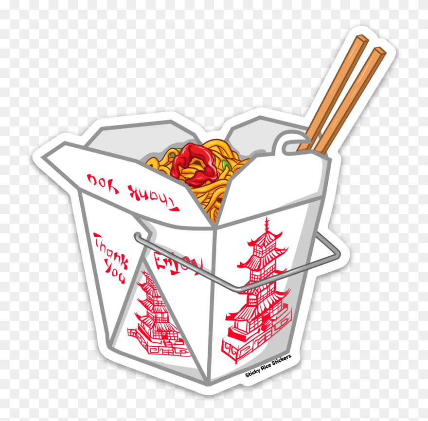 Chinese Food Box Png Clipart