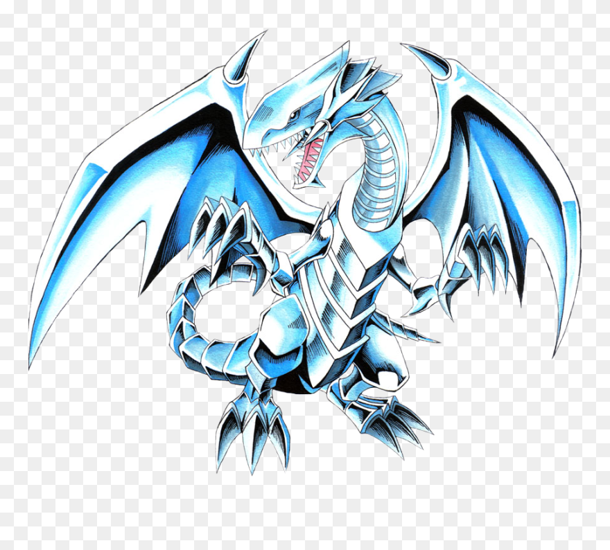 Yu Gi Oh Cards Without Backgrounds - Blue Eyes White Dragon Png Clipart