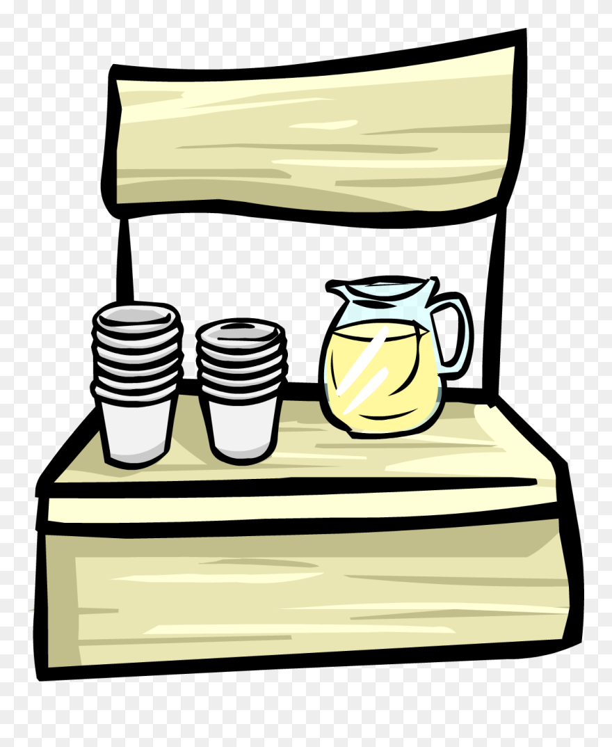 Lemonade Stand Transparent & Png Clipart Free Download - Lemonade Stand Clipart Transparent Background