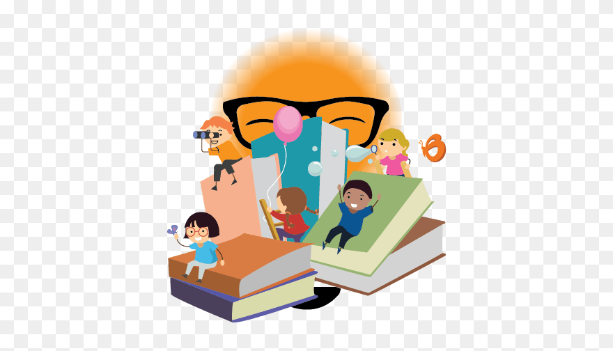 Amor Por La Lectura Niños Clipart