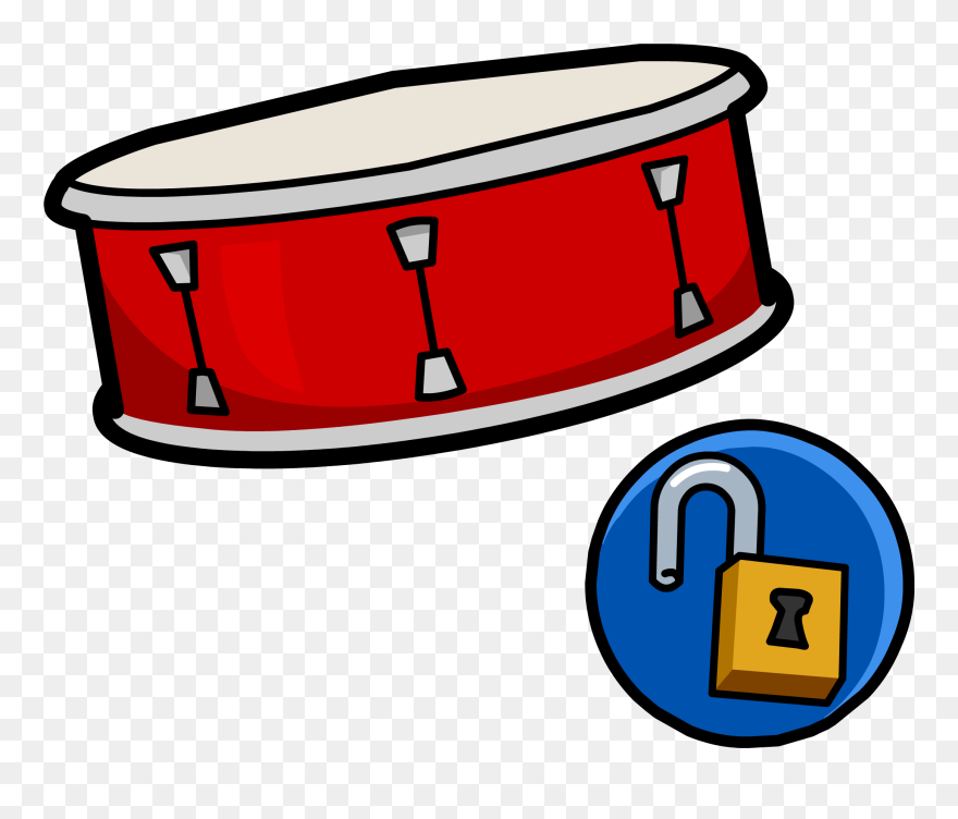 Snare Drum Unlockable Clothing Icon Id - Transparent Drum Clipart - Png Download